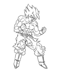 Tô màu Goku Kích Hoạt Siêu Năng Lực
