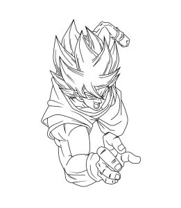 Tô màu Goku Lao Đến