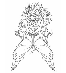Tô màu Goku Sẵn Sàng Chiến Đấu