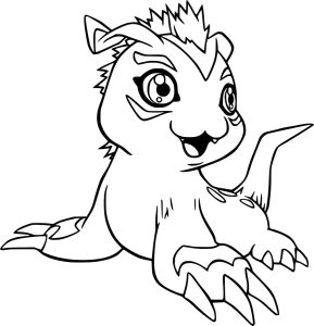 Tô màu Gomamon