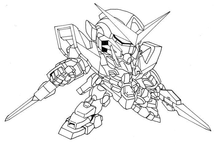 Tô màu Gundam Siêu Tuyệt