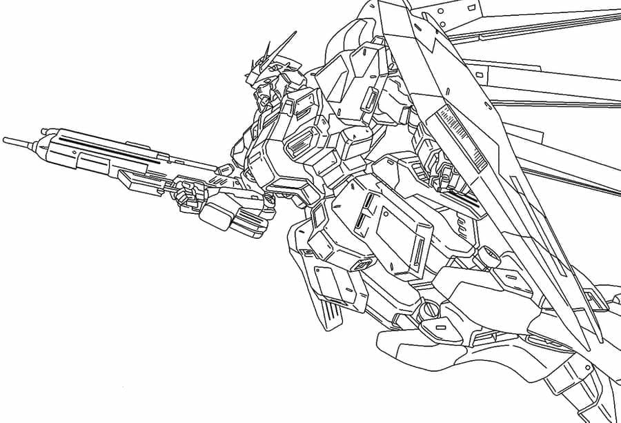 Tô màu Gundam Tấn Công