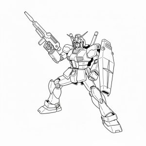 Tô màu Gundam Tuyệt Vời