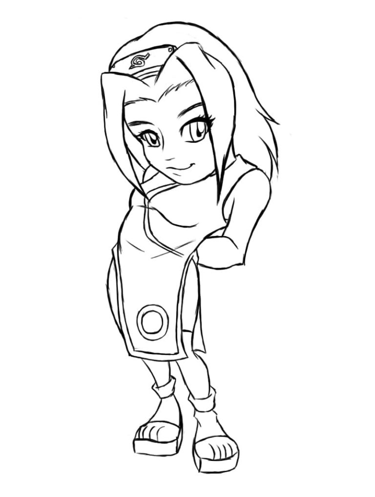 Tô màu Haruno Sakura Cute