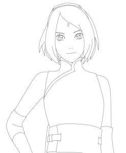 Tô màu Haruno Sakura Ngầu