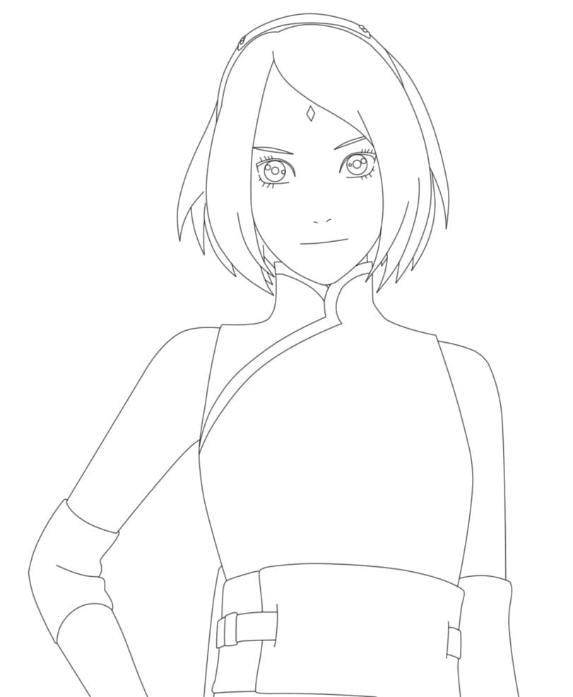 Tô màu Haruno Sakura Ngầu