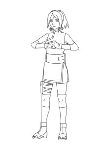 Tô màu Haruno Sakura Trong Anime