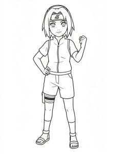 Tô màu Haruno Sakura Xinh Xắn