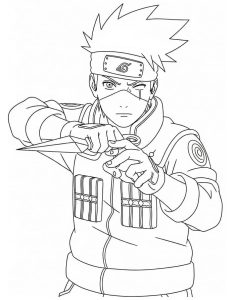 Tô màu Hatake Kakashi Chiến Đấu