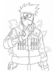 Tô màu Hatake Kakashi Mạnh Mẽ