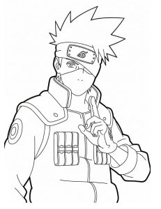 Tô màu Hatake Kakashi Ngầu