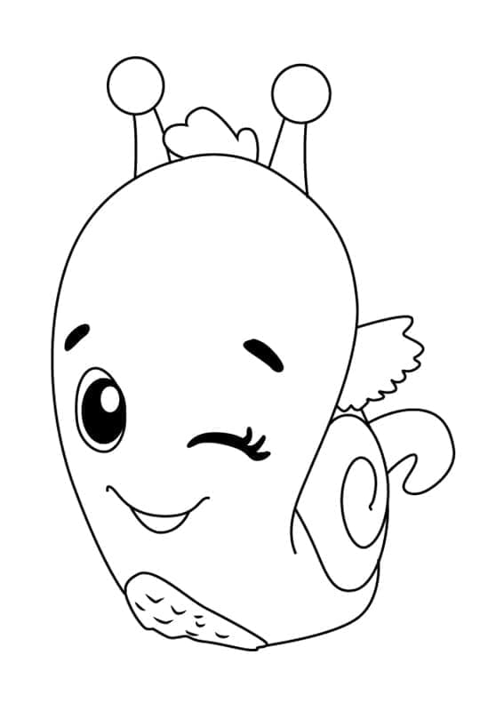 Tô màu Hatchimals Snailtail