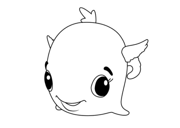 Tô màu Hatchimals Swhale