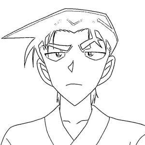 Tô màu Hattori Trong Anime Conan