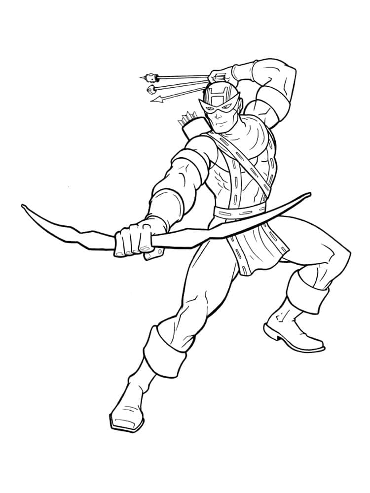 Tô màu Hawkeye Cực Ngầu
