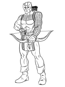 Tô màu Hawkeye Ngầu