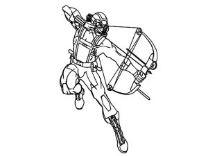 Tô màu Hawkeye Rất Ngầu