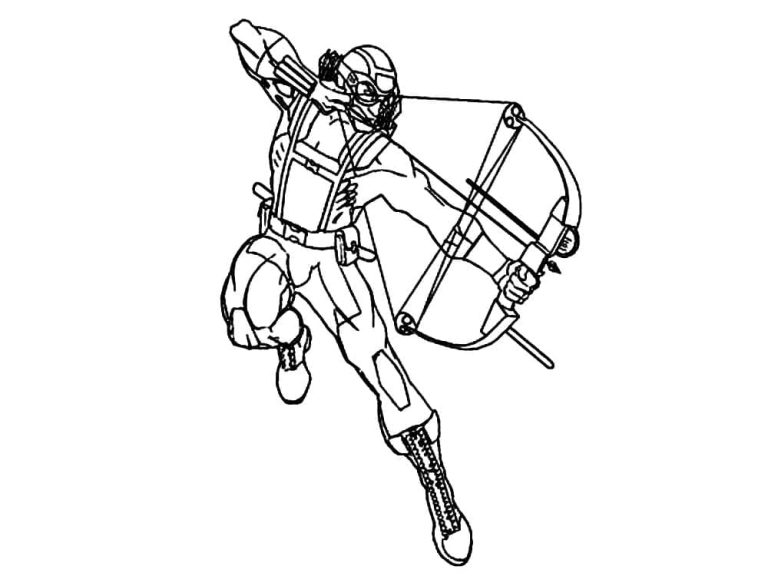 Tô màu Hawkeye Rất Ngầu