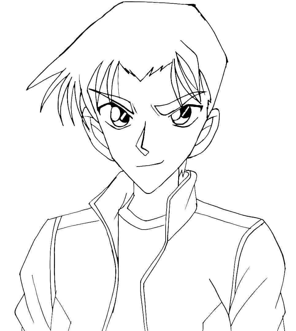 Tô màu Heiji Hattori Ngầu