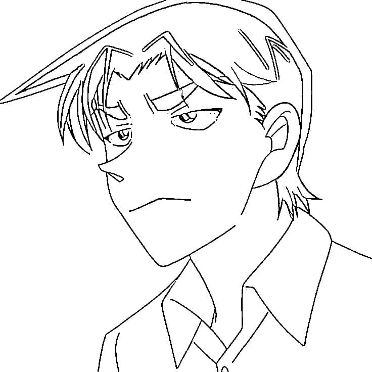 Tô màu Heiji Hattori Ngộ Nghĩnh