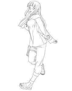Tô màu Hinata Đáng Yêu