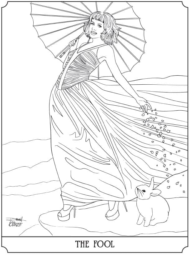 Tô màu Hình Ảnh Bài Tarot