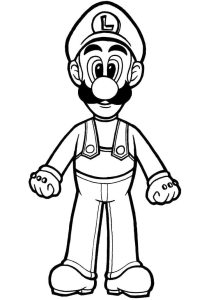 Tô màu Hình Ảnh Luigi
