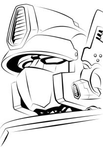 Tô màu Hình Ảnh Optimus Prime