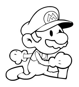 Tô màu Hình Mario Chạy