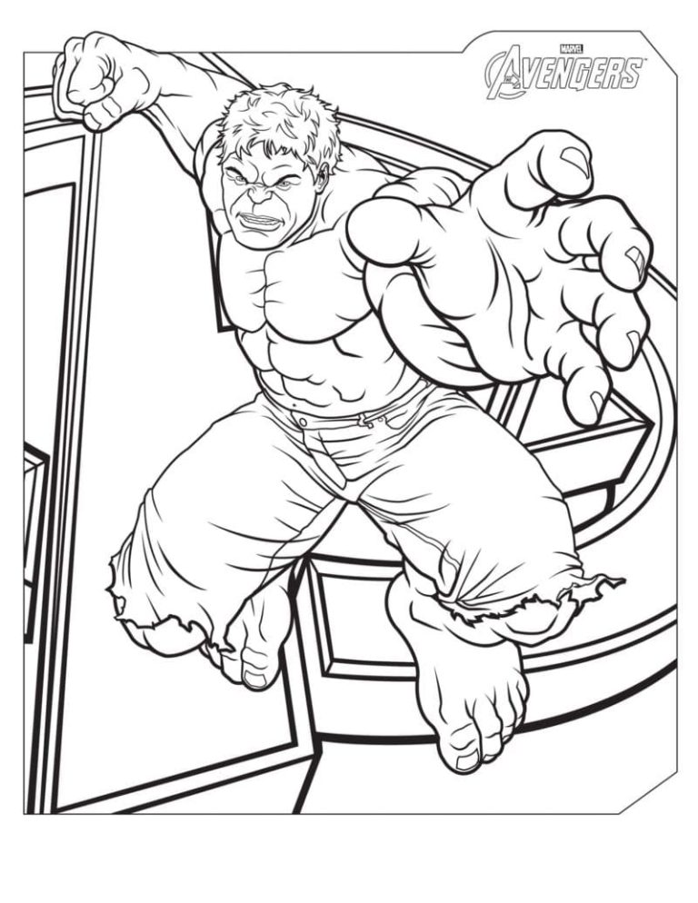 Tô màu Hulk Avengers
