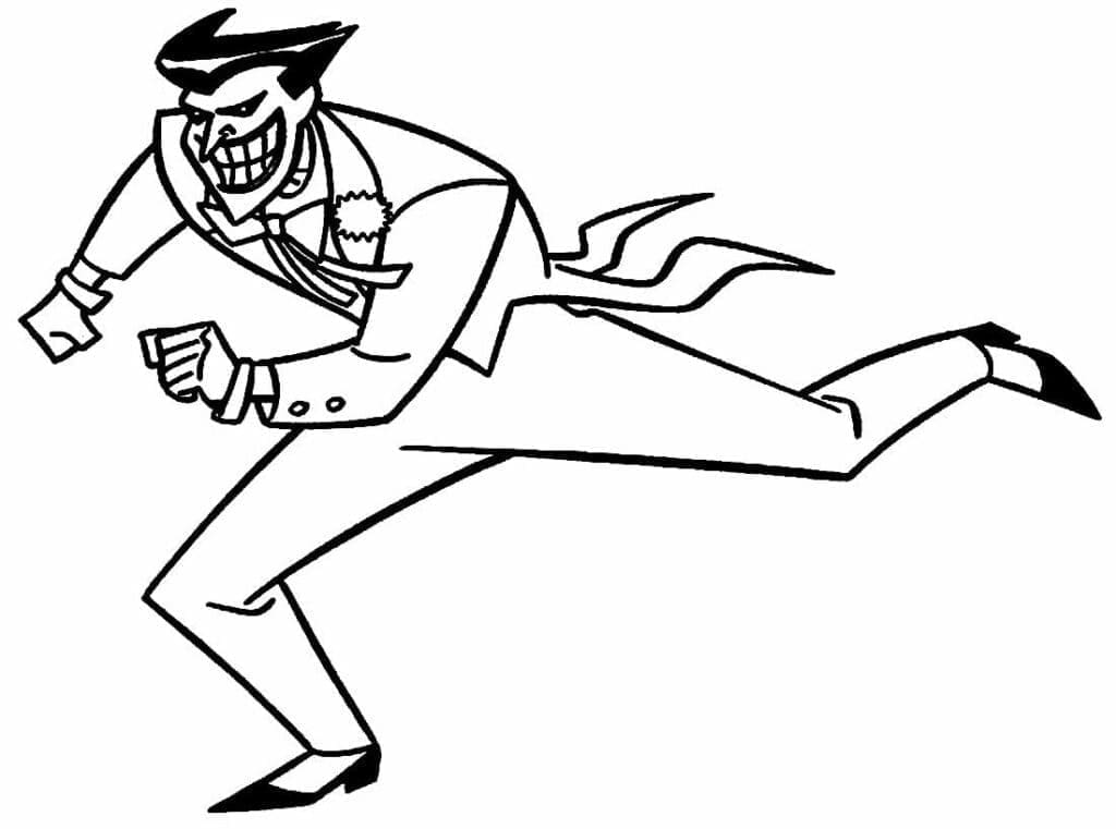 Tô màu Joker Đang Chạy