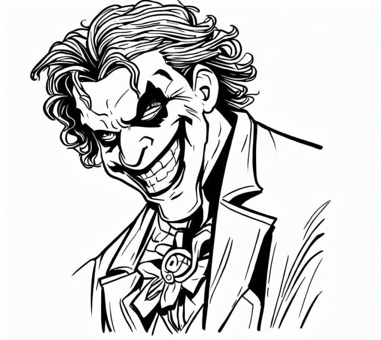 Tô màu Joker Đáng Sợ
