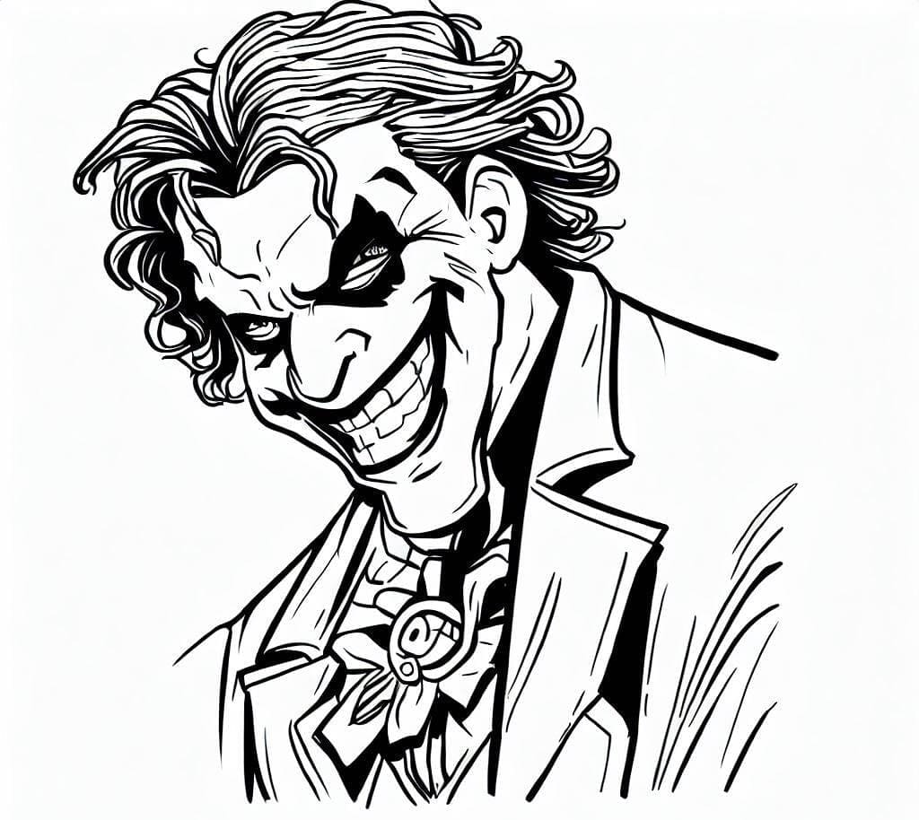 Tô màu Joker Đáng Sợ