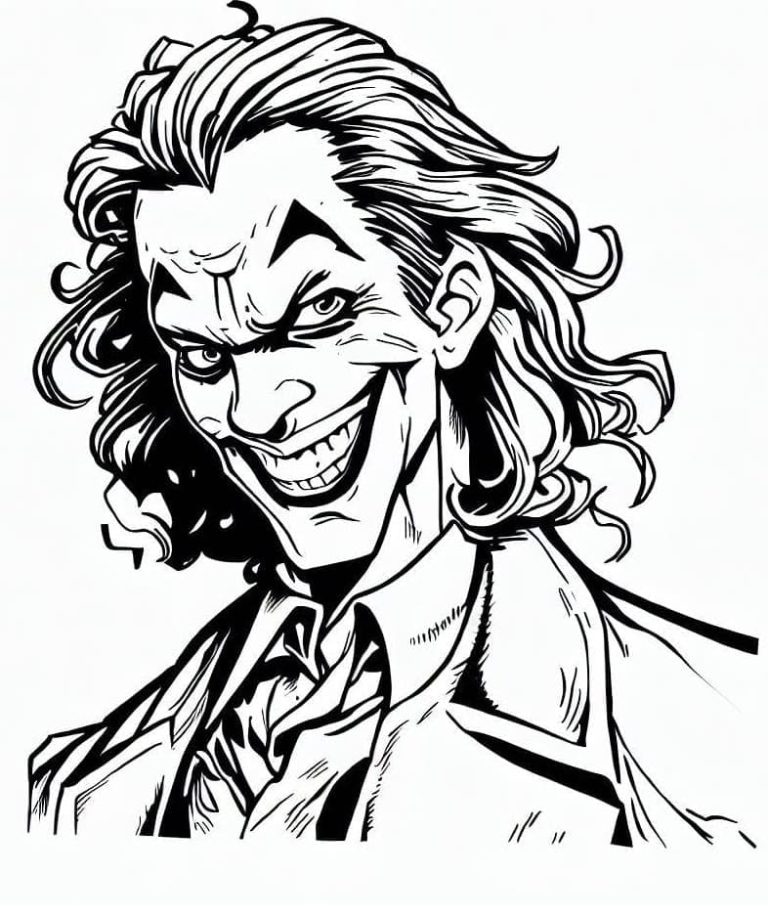 Tô màu Joker Điên