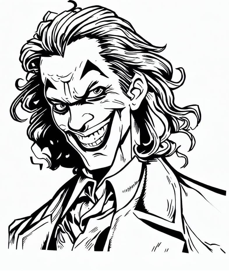 Tô màu Joker Điên