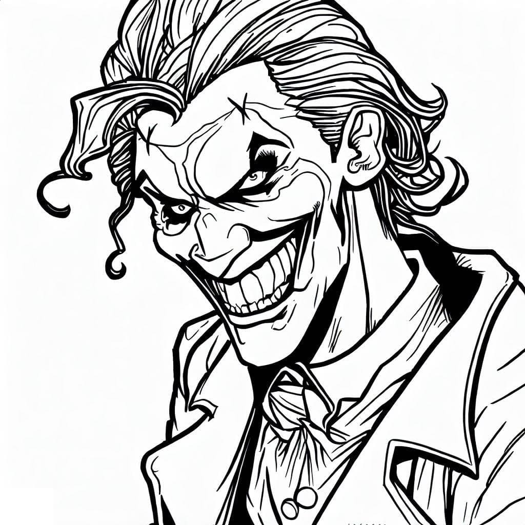 Tô màu Joker Trong DC Comics