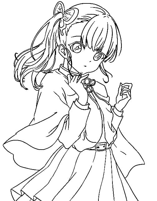Tô màu Kanao Tsuyuri Dễ Thương