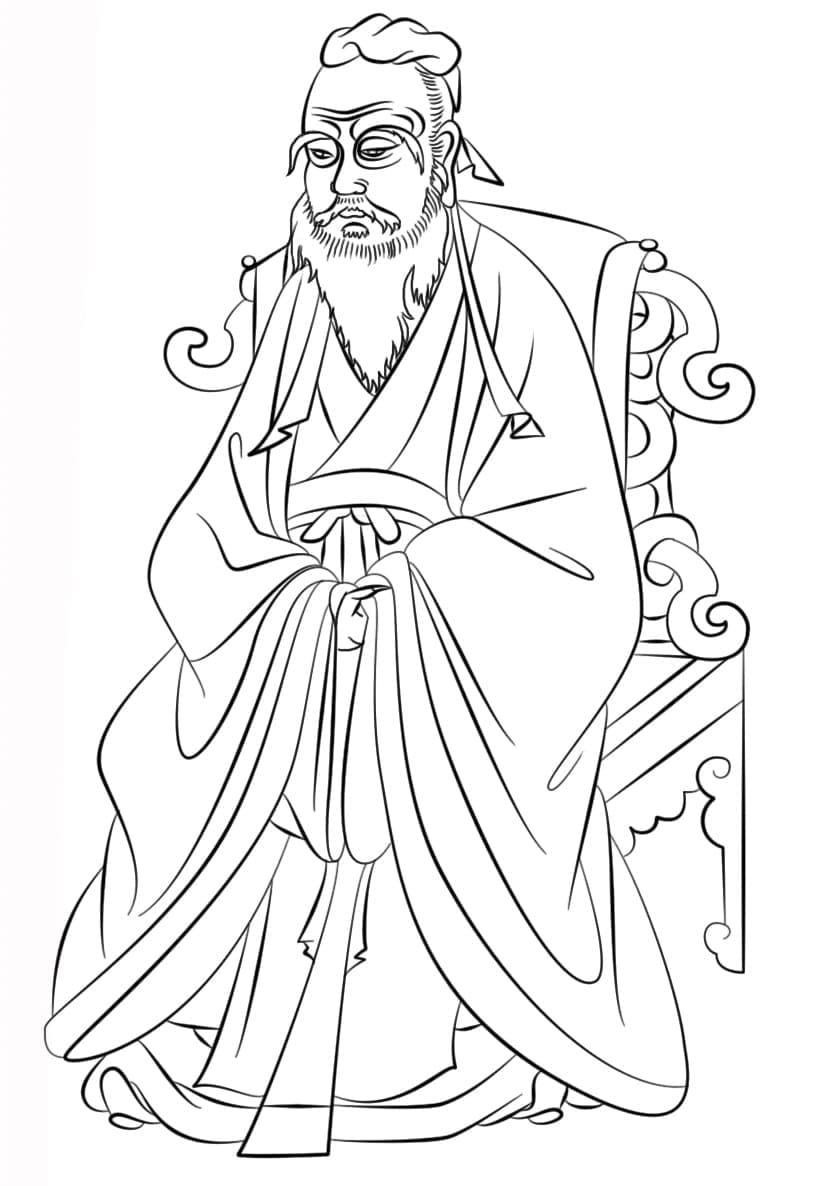 Tô màu Khổng Tử
