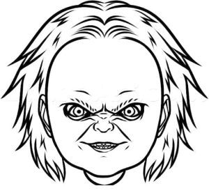Tô màu Khuôn Mặt Chucky