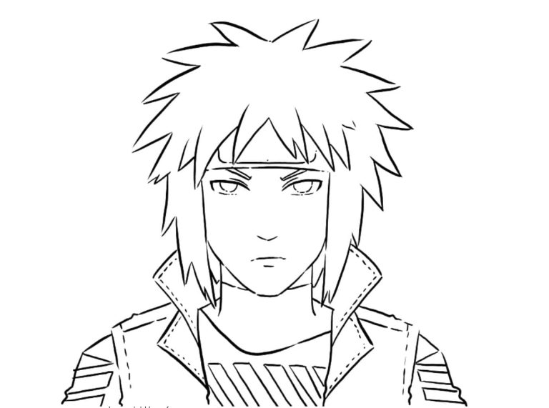 Tô màu Khuôn Mặt Minato