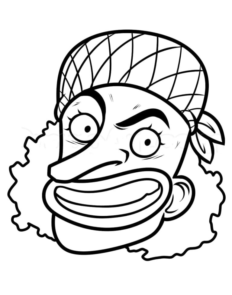 Tô màu Khuôn Mặt Usopp