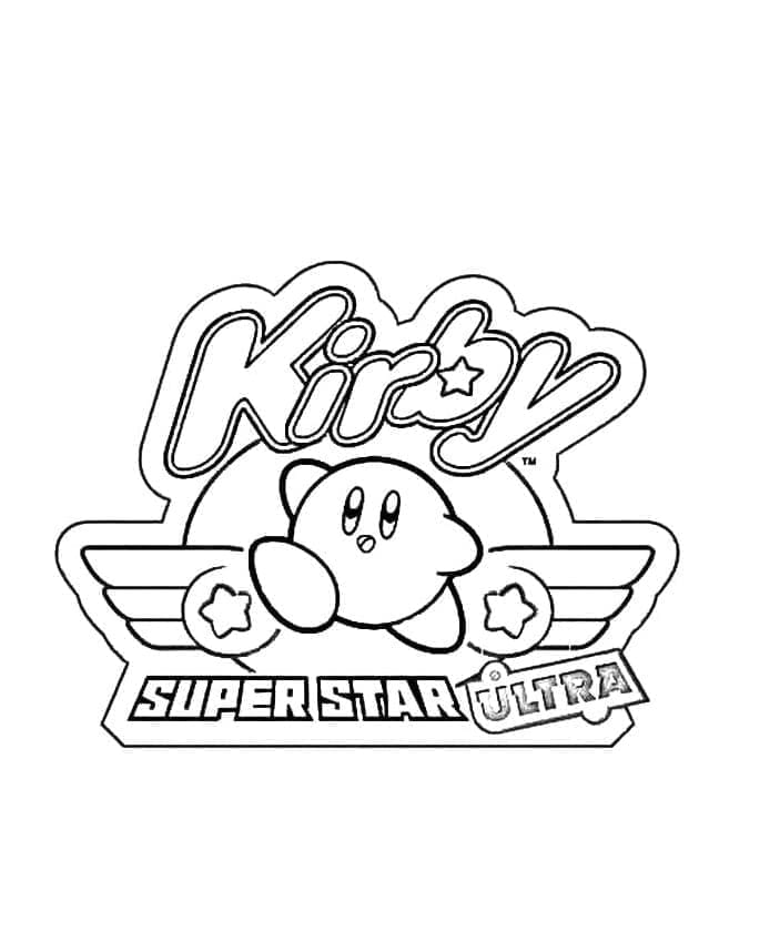 Tô màu Kirby Logo