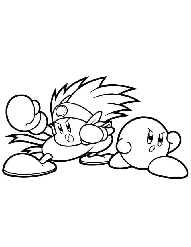 Tô màu Kirby Sẵn Sàng Chiến Đấu
