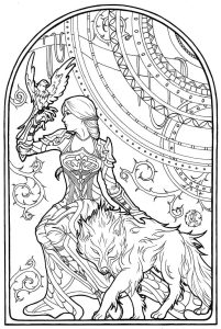 Tô màu Lá Bài Tarot Đẹp