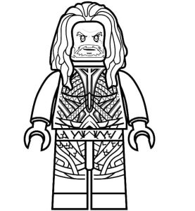 Tô màu Lego Aquaman