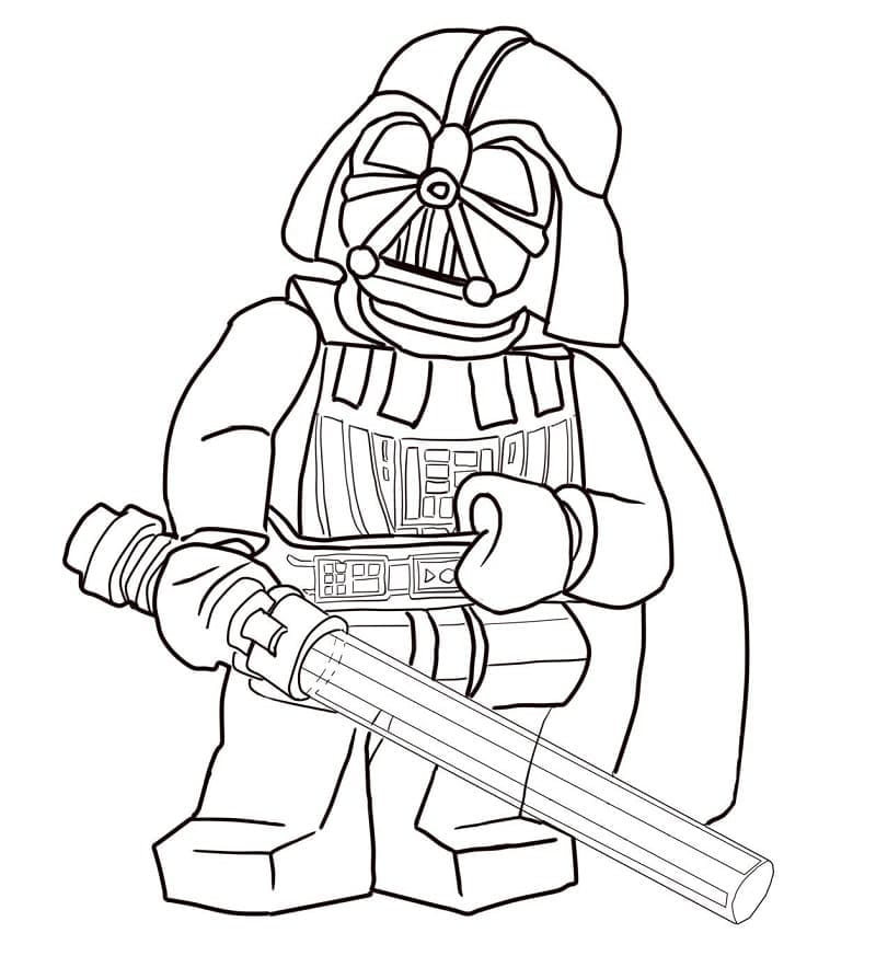 Tô màu Lego Darth Vader