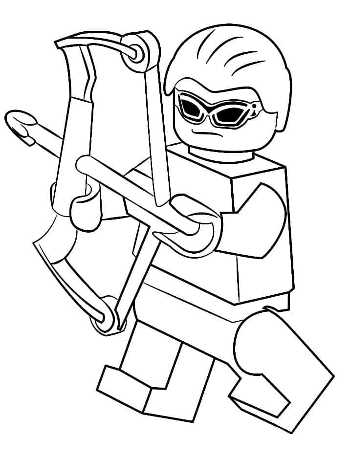 Tô màu Lego Hawkeye