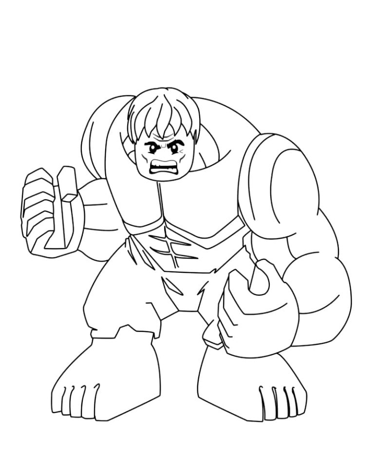 Tô màu Lego Hulk