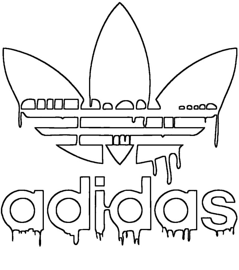 Tô màu Logo Adidas Đẹp