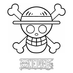 Tô màu Logo One Piece